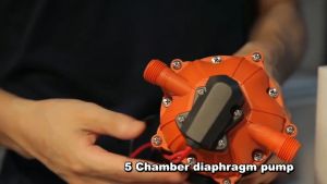 ปั๊มน้ำจืด 24V 18.9LPM Water Pump w/BYPASS SFDP2-050-060-55 Series 55 SEAFLO