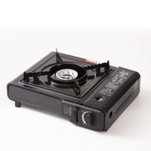 Outdoor Camping Commercial Stall Use Cassette Stove Compatible Pot Iron Material 2L Capacity round Shape Dual Partition