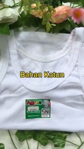 6 Pcs Kaos Dalam Singlet Anak Laki Laki Perempuan Bahan Katun Merk Agree Kids Sf 019 - S M L XL XXL