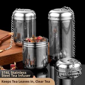 Stainless Steel 316 Tea Strainer Tea Brewing Tool Tea Water Separator Tea Leaves Storage Pot for Tea Making Accessories