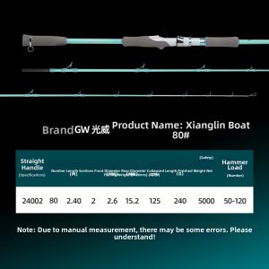 GW | Near Sea Carbon Boat Fishing Rod