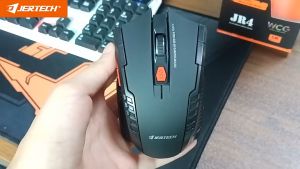JR4 Mouse Wireless 2.4 Ergonomic Design Tanpa Kabel - KMS