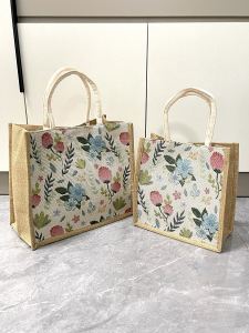 Linen Bag Womens Handbag 2024 New Arrival Large Capacity Canvas Reticule Womens Ins Work Commuter Tote