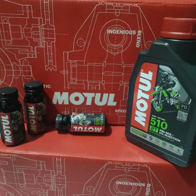 OLI SAMPING MOTUL 2T ORIGINAL REPACK 100ML