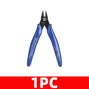 PINMOAP 1/2/5/10PCS 170 Precision Cutting Pliers Blue Handle Side Cutter Fine Tip Snips For Copper Wire DIY Repair Tool Kit