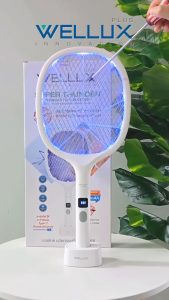 WELLUX Electric Mosquito/Insect Zapper Racket for Indoor & Outdoor