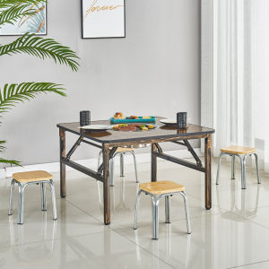 Stall Barbecue Table Simple Folding Hot Pot Table Outdoor Eight-Immortal Table Night Market Stall Table Dining Table Dining Table Folding Small Table