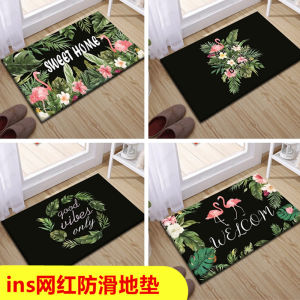 Nordic Anti-Slip Mat Floor Carpet Bedroom Bathroom Entrance Hallway Door Mat Water Absorbent Home Decorative Door Rug