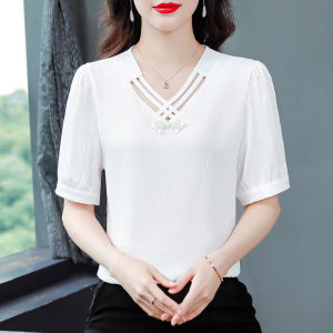 DAIXIANGFEIZI | Áo Thun V-Neck Rộng rãi Mùa Hè
