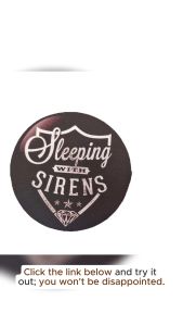 SLEEPING WITH SIRENS BAND IRON ON PATCHES