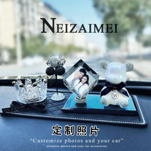 Trang Trí Xe Hơi Cặp Đôi Mới 2025 Phụ Kiện Trang Trí Cao Cấp Cho Phụ Nữ Trang Trí Xe Hơi Bằng Pha Lê Tùy Chỉnh Hình Vuông Trang Trí Cho Vị Trí Phụ Lái Và Tay Lái