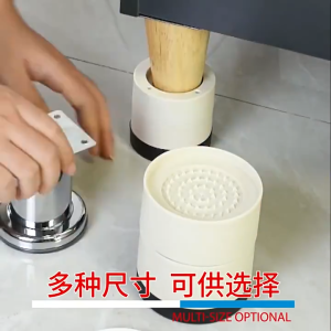 Combo 4 Cái Đế Chống Rung Nâng Chiều Cao Đồ Nội Thất - Miếng Lót Hình Tròn Cho Đồ Dùng Gia Đình