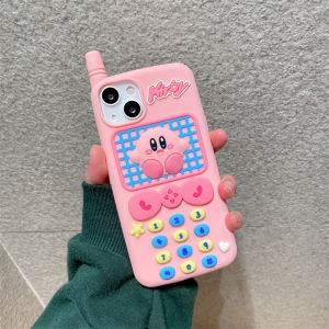 CrashStar 3D Cute Cartoon Creative Silicone Soft Phone Case For iPhone 14 13 12 11 Pro Max XS XR X 8 + 7 Plus Shockproof Pink Phone Casing Cover Shell Hot Sale