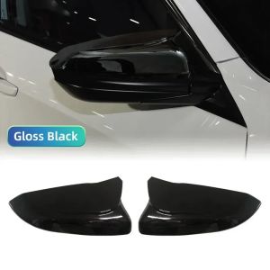 New Style Horn Shape ABS Carbon Fiber Rear View Side Mirror Cover Rearview Caps For Honda Civic 10th 2016 2017 2018 2019 2020