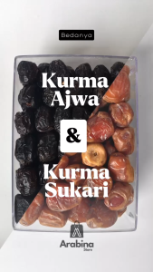 Bakulorganic Kurma Ajwa Madina 100% Original Azwa Madinah