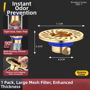 Anti-Odor and Insect Prevention Drain Core