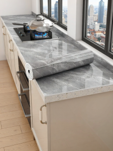 O Margo | Self-adhesive Waterproof Fireproof Heat-resistant Thick Marble-patterned Protective Sticker