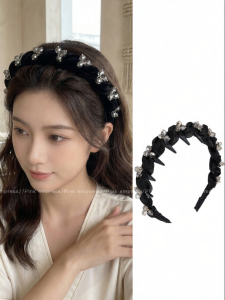 PINK EMPRESS | Elegant Everyday Wearable High Top Pressure Mesh Headband with Teeth