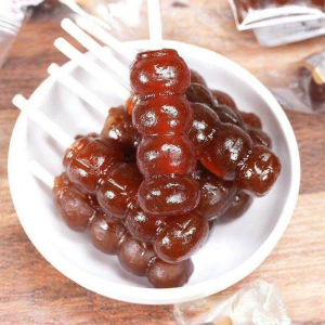 Fresh Fruit Made Hawthorn Lollipops No Additives