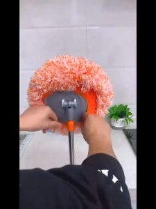 E-Morah SB003 Extendable Adjustable Brush Ceiling Fan Duster Absorb Dust Removable Washable Long Superfine Fiber