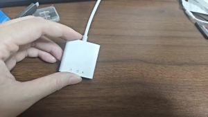 Bộ Đọc Thẻ Nhớ Lightning 3 Trong 1 (TF/SD) Cho iPhone 17/16/15 Pro iPad Hỗ Trợ Sạc Nhanh Bộ Chuyển Đổi OTG Bộ Chuyển Đổi iOS