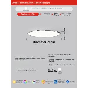 FANZHEN | Modern Simple Ceiling Light 1.6CM