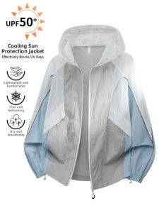 ZUOFEILI | Cool Feeling Sun Protection Jacket Hooded Lightweight Men