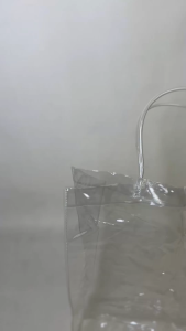 Totebag Transparant | Tas Mika PVC Transparan | Tas Mika Souvenir Ulang Tahun Bening | Tas Belanja Transparan