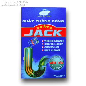 Bột Thông Cống Thông Bồn Cầu Loại Siêu Mạnh Thông Tắc Nhanh Chóng Jack 300Gr