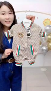 Bodysuit dài tay dành cho bé trai siêu dễ thương