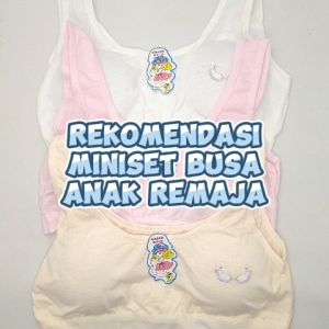 ISWA - 3PCS 6PCS 12PCS Miniset Busa Anak Remaja Usia 9 Sampai 14 Tahun Maksimal BB 50kg Bahan Adem