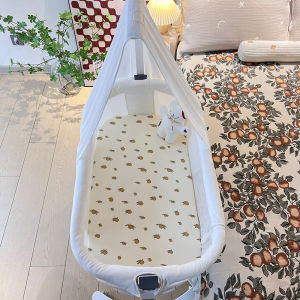 Pure Cotton Knitted Baby Bedding Set Newborn Baby Bedding Cover Childrens Cotton Sheet Comfortable Soft Material for Babies