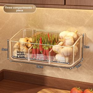 AOQILA | Wall-mounted Multi-functional No-drilling Spice Storage Rack
