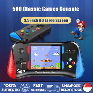 🇸🇬[Ready Stock] 500-in-1 Mini Classic Game Console Portable Gameboy 3.5 inch HD Large Screen Retro TV Video Game Console Handheld Gamepad