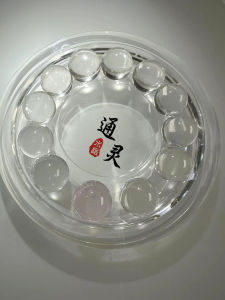 Natural White Crystal Ball Beads Polished DIY Pendant Handmade Stringing Accessories Un-drilled Small Ball Ornaments Toys