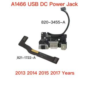 Original I/O Port Board DC-IN Power Jack Flex Cable For MacBook Air 13" A1466 820-3455-A USB Audio Board 2013-2017 Repair Parts