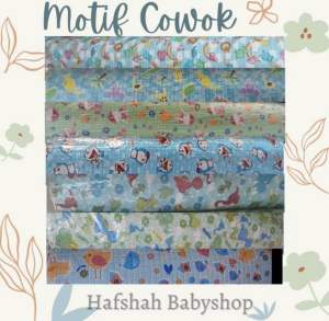 Perlak Bayi Waterproof Uk 90 x 70 cm