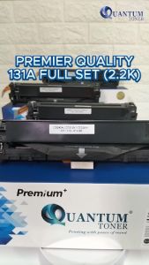 ( Full Set ) Compatible 131A CF210A Black + CF211A Cyan + CF212A Yellow + CF213A Magenta High Quality Compatible Laser Toner For HP LaserJet Pro 200 Color M251n / Pro 200 M251nw / Pro 200 MFP M276n / Pro 200 MFP M276nw Printer Ink
