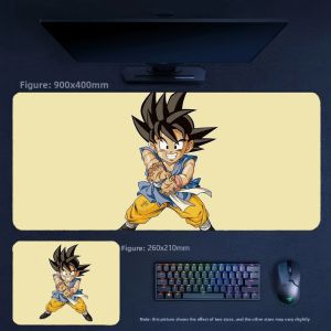 Bandai | Fashion New Creative Animation Leather Mouse Pad High Quality Printing Animation Dragon Ball Series Leather Non-slip Mouse Pad