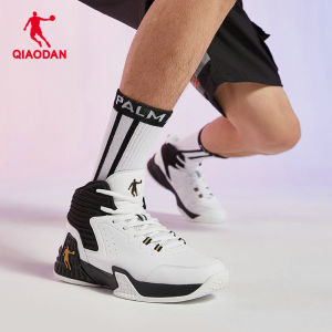 Qiaodan รองเท้ากีฬารองเท้าบาสเก็ตบอลกันกระแทกสำหรับผู้ชาย XM1590111 การต่อสู้กันกระแทกกันกระแทกกันกระแทกแบบมืออาชีพ