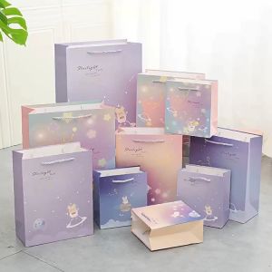 Túi Quà Tặng Sinh Nhật Túi Giấy Cứng Đựng Quà Dễ Thương Bầu Trời Đầy Sao