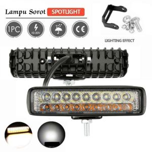 Lampu Tembak Led Sorot Worklight 54Watt 2 Warna Putih Kuning CWL
