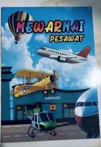 Buku Mewarnai Supermen dan lain lain