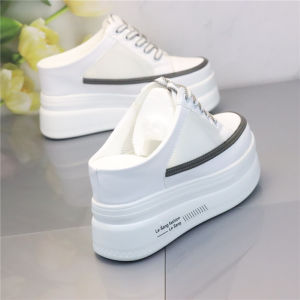 Breathable Mesh Upgraded Version Flat Slip-On Womens Sneakers Low Top Casual Cross Buckle Trendy Polyurethane Outsole