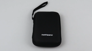 KOTAK PENYIMPANAN HARDDISK HDD PROTECTIVE EVA CASE 2.5 INCH LANYARD DESIGN - C6962 - BLACK