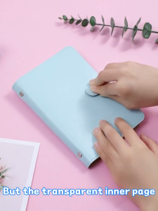 NEW LARGE Portable Banknote Collector Book-Holds 100 BillsWomen’s Budget & Finance Accessories"--Money Saving Binder Budget Organizer Large Capacity Reusable PU Receipt Invoice Cash Storage Book