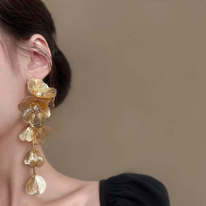Bông Tai Tassel Hoa Văn Phong Cách Trung Quốc