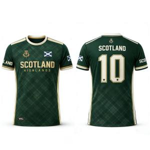 Scotland Flag Print Soccer Jersey Training Sport Men Women Tee Adults Children Boy Gril Top Kids Parent Child Quick dry Tshirt