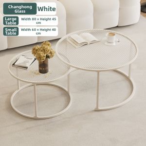 Creative Combo Nesting Tea Table Small Apartment Nordic Creamy Style