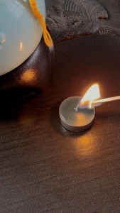 Tea Light Candles|Kandila 50pcs Smokeless Aluminum Metal Cup Wedding Party Needs Unscented